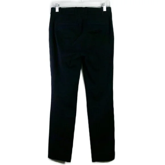J Crew Factory - Stretch Navy Pant/Chino Trouser- Size 0 Short - Picture 3 of 5